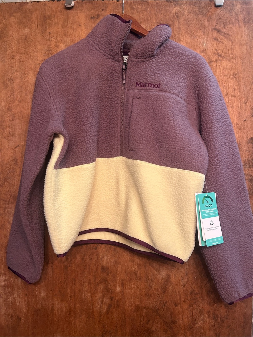 Marmot Fleece half zip NWT